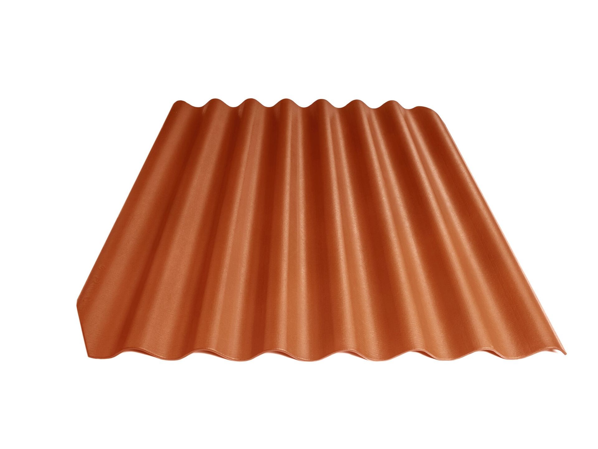 Corrugated fibre cement sheet 